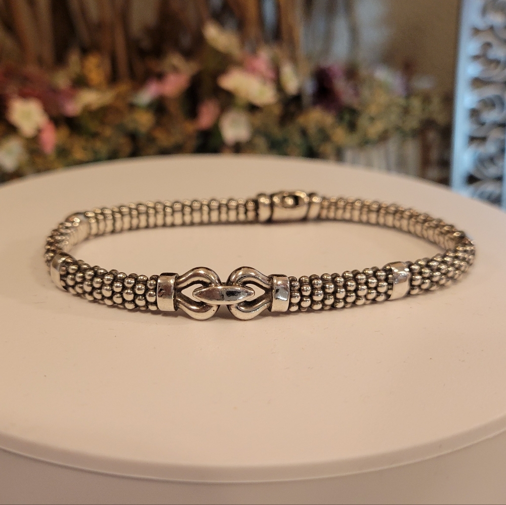 LAGOS CAVIAR 7.25 INCH BRACELET 25.0G Sterling Silver Signature Bracelet